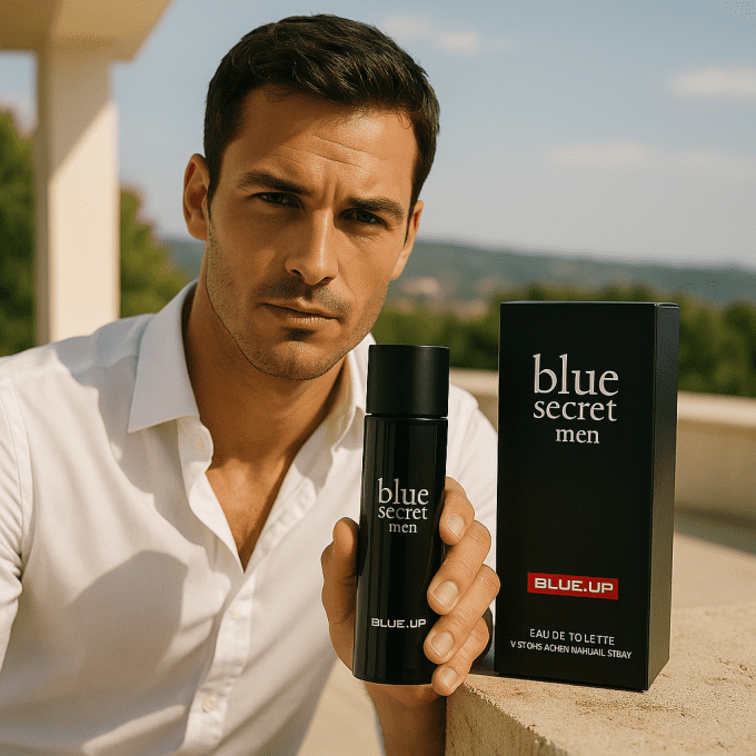 BLUE UP BLUE SECRET MEN – Eau de toilette homme 100 ml | Inspiration orientale boisée et aromatique