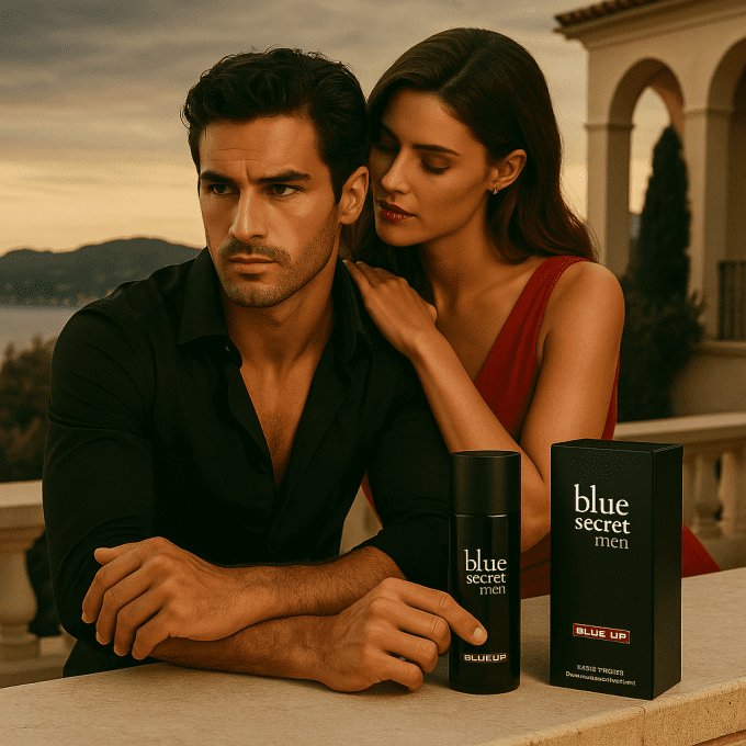 BLUE UP BLUE SECRET MEN – Eau de toilette homme 100 ml | Inspiration orientale boisée et aromatique