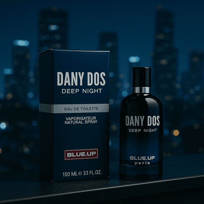 BLUE UP DANY DOS DEEP NIGHT – Eau de toilette homme 100 ml | Inspiration boisée florale musquée