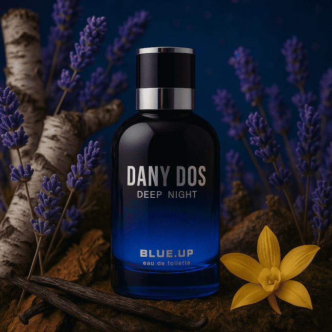 BLUE UP DANY DOS DEEP NIGHT – Eau de toilette homme 100 ml | Inspiration boisée florale musquée