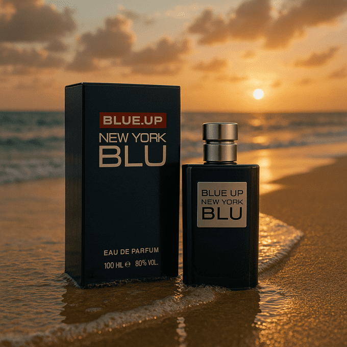 BLUE UP NEW YORK BLUE MEN – Eau de toilette homme 100 ml | Boisé aromatique et magnétique