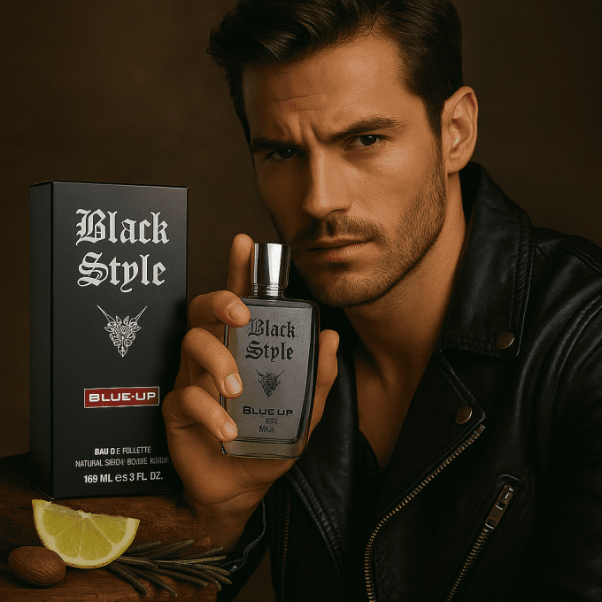 BLUE UP BLACK STYLE MEN – Eau de toilette homme 100 ml | Inspiration boisée aromatique et épicée