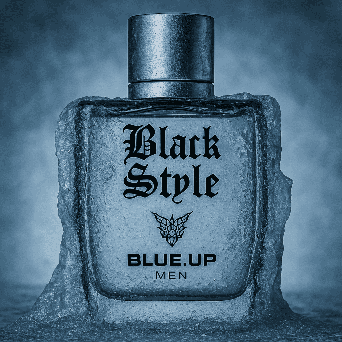 BLUE UP BLACK STYLE MEN – Eau de toilette homme 100 ml | Inspiration boisée aromatique et épicée