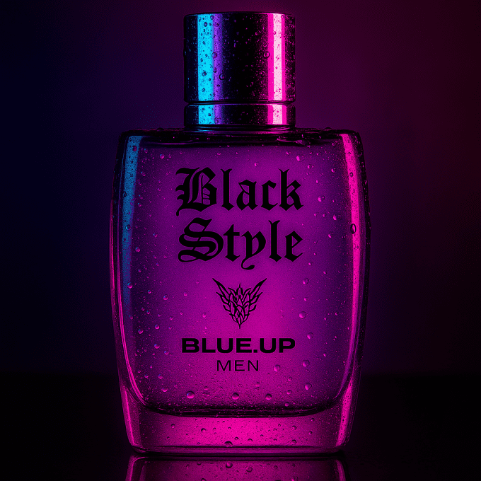 BLUE UP BLACK STYLE MEN – Eau de toilette homme 100 ml | Inspiration boisée aromatique et épicée