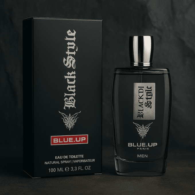 BLUE UP BLACK STYLE MEN – Eau de toilette homme 100 ml | Inspiration boisée aromatique et épicée
