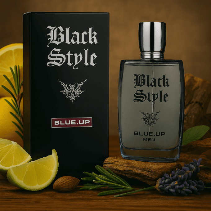 BLUE UP BLACK STYLE MEN – Eau de toilette homme 100 ml | Inspiration boisée aromatique et épicée
