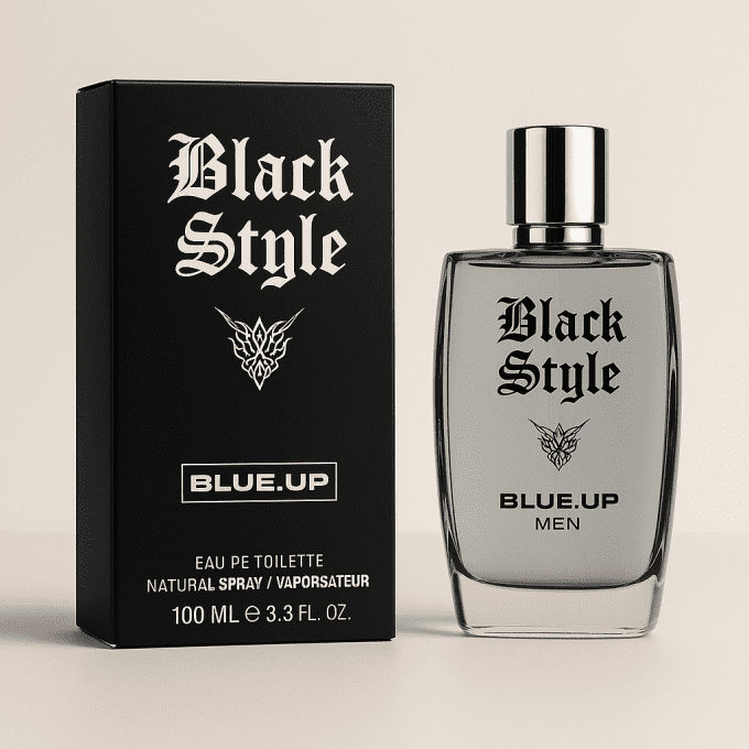 BLUE UP BLACK STYLE MEN – Eau de toilette homme 100 ml | Inspiration boisée aromatique et épicée