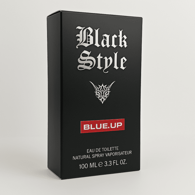 BLUE UP BLACK STYLE MEN – Eau de toilette homme 100 ml | Inspiration boisée aromatique et épicée