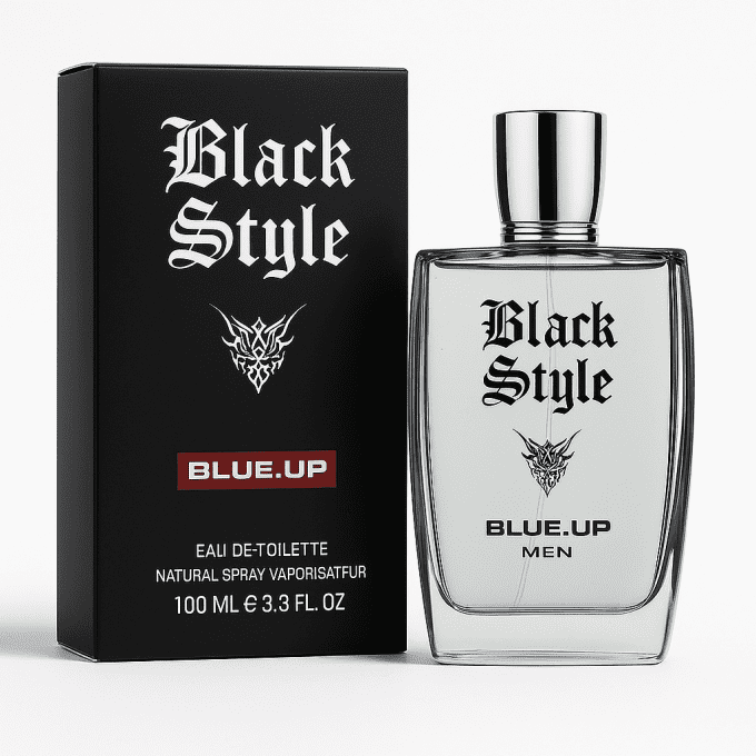 BLUE UP BLACK STYLE MEN – Eau de toilette homme 100 ml | Inspiration boisée aromatique et épicée
