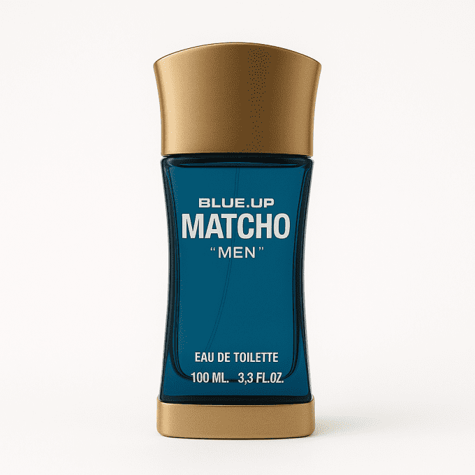 BLUE UP MATCHO MEN – Eau de toilette homme 100 ml | Oriental frais et viril aux accents iconiques
