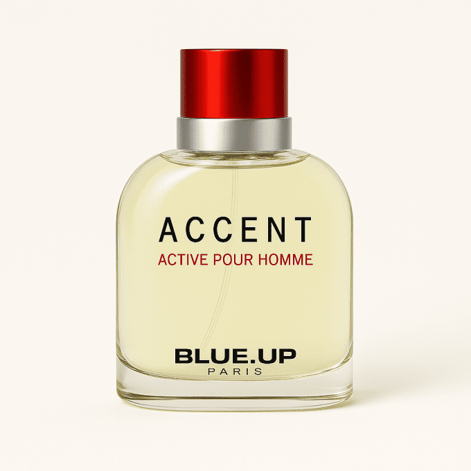 BLUE UP ACCENT ACTIV POUR HOMME – EDT homme 100 ml | Inspiration fraîche boisée et aroma