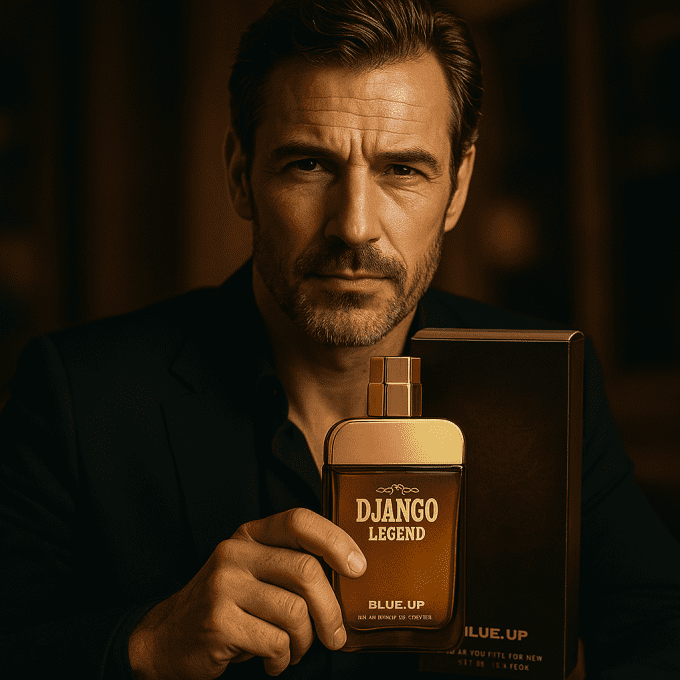 BLUE UP DJANGO LEGEND MEN – Eau de toilette homme 100 ml | Inspiration fougère aromatique intemporel