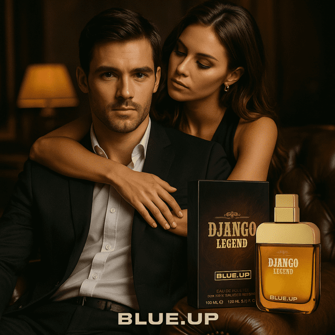 BLUE UP DJANGO LEGEND MEN – Eau de toilette homme 100 ml | Inspiration fougère aromatique intemporel