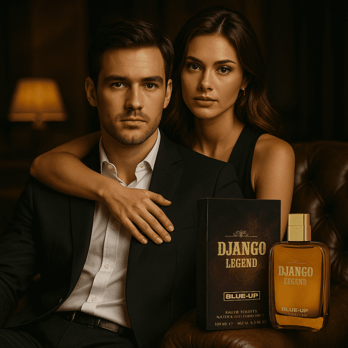 BLUE UP DJANGO LEGEND MEN – Eau de toilette homme 100 ml | Inspiration fougère aromatique intemporel
