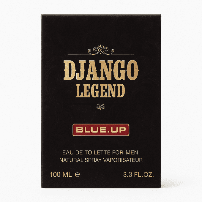 BLUE UP DJANGO LEGEND MEN – Eau de toilette homme 100 ml | Inspiration fougère aromatique intemporel
