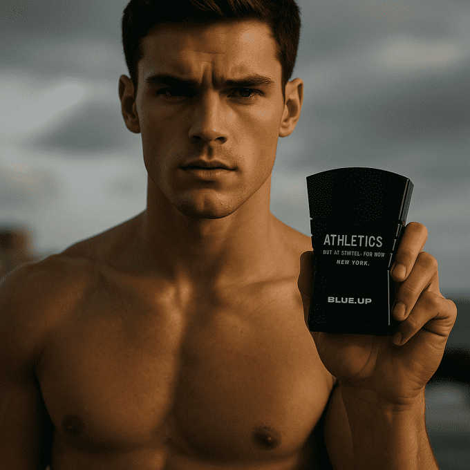 BLUE UP ATHLETICS MEN – Eau de toilette homme 100 ml | Inspiration aromatique boisée et fraîche