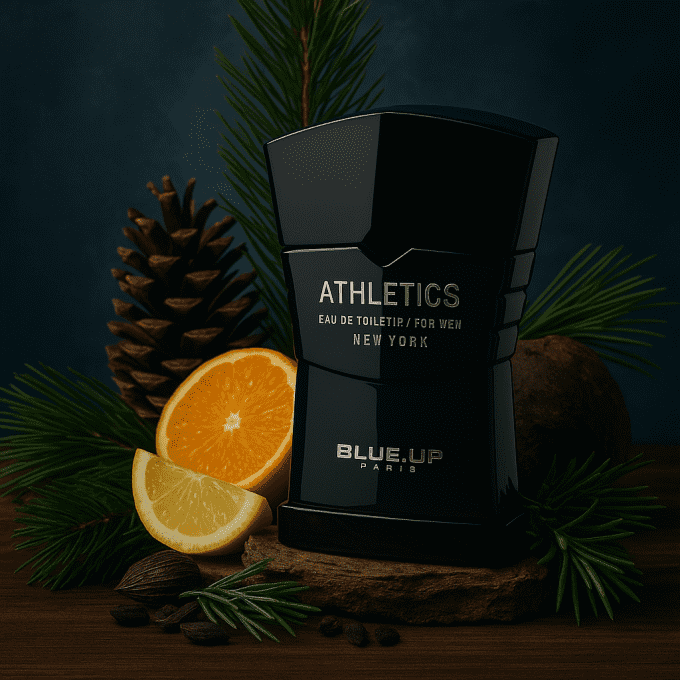 BLUE UP ATHLETICS MEN – Eau de toilette homme 100 ml | Inspiration aromatique boisée et fraîche