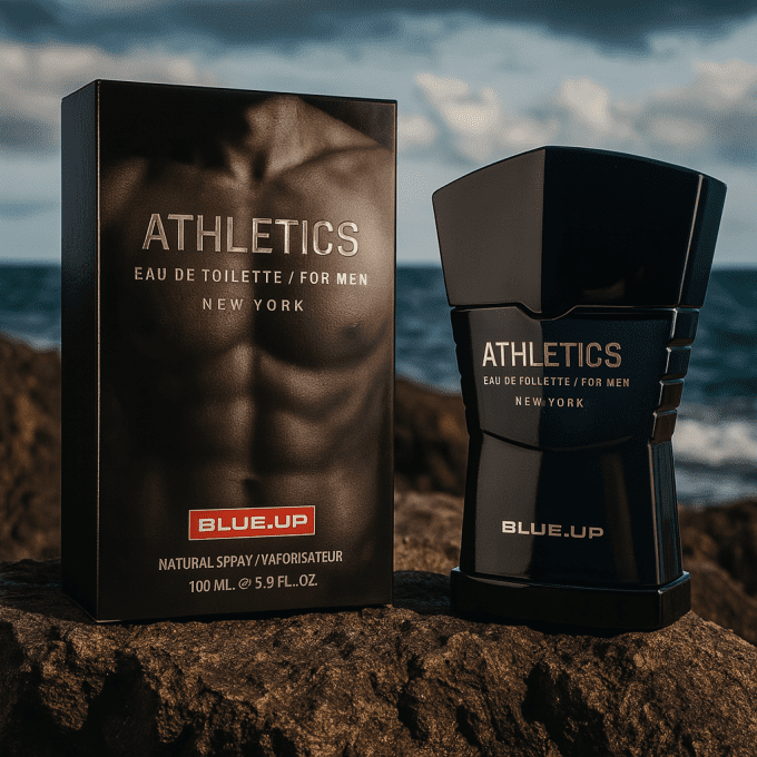 BLUE UP ATHLETICS MEN – Eau de toilette homme 100 ml | Inspiration aromatique boisée et fraîche