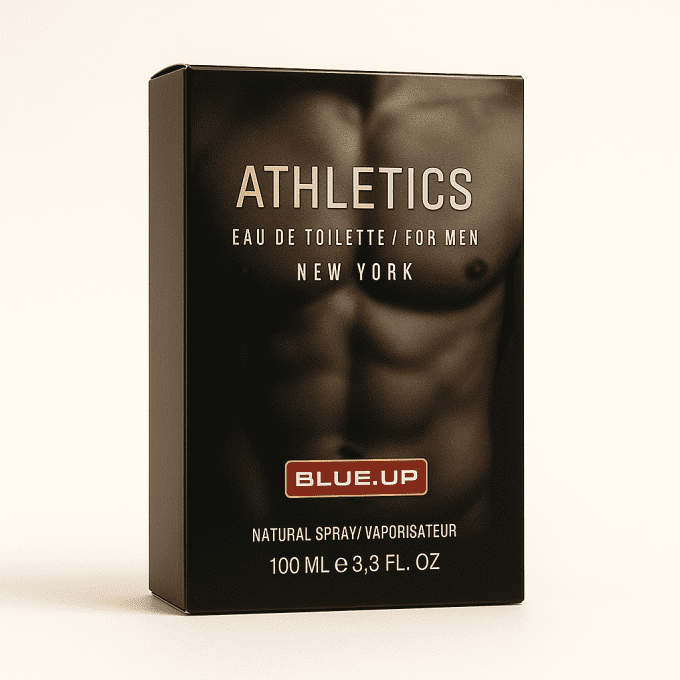 BLUE UP ATHLETICS MEN – Eau de toilette homme 100 ml | Inspiration aromatique boisée et fraîche
