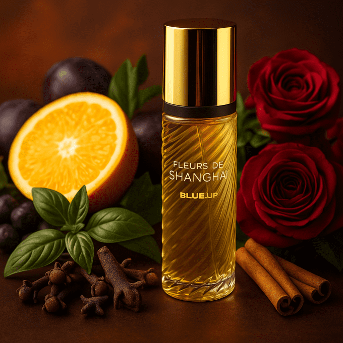 BLUE UP FLEUR DE SHANGAI – Eau de parfum femme 100 ml | Inspiration orientale épicée et boisée