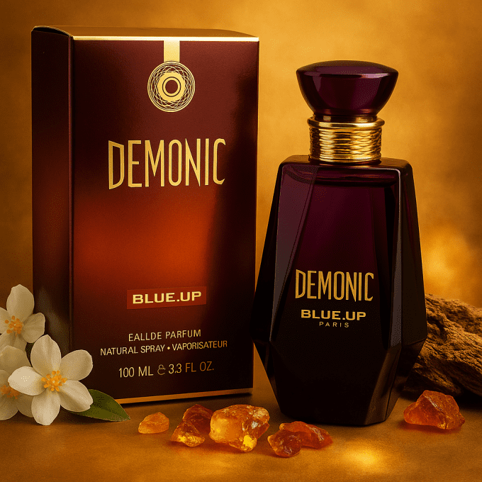 BLUE UP DEMONIC WOMEN – Eau de parfum femme 100 ml | Inspiration florale ambrée et boisée