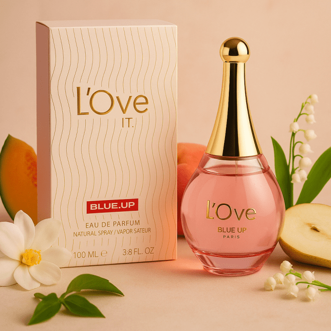 BLUE UP I LOVE IT WOMEN – Eau de parfum femme 100 ml | Inspiration florale fruitée et musquée