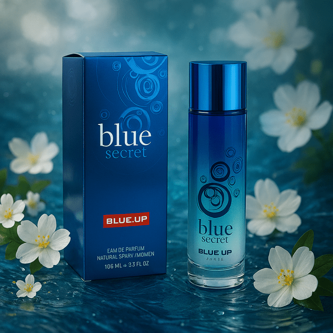 BLUE UP BLUE SECRET WOMEN – Eau de parfum femme 100 ml | Inspiration florale orientale et sucrée