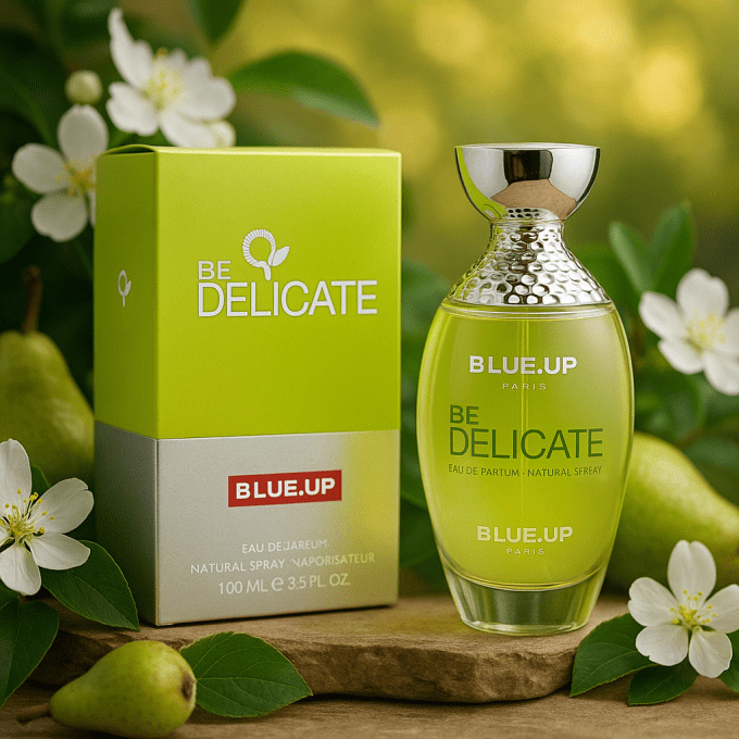 BLUE UP BE DELICATE – Eau de parfum femme 100 ml | Inspiration florale fruitée et fraîche