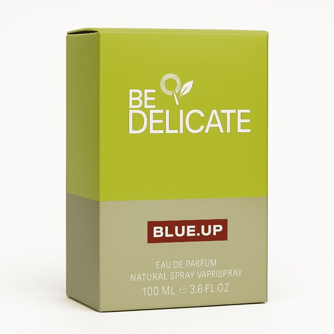 BLUE UP BE DELICATE – Eau de parfum femme 100 ml | Inspiration florale fruitée et fraîche