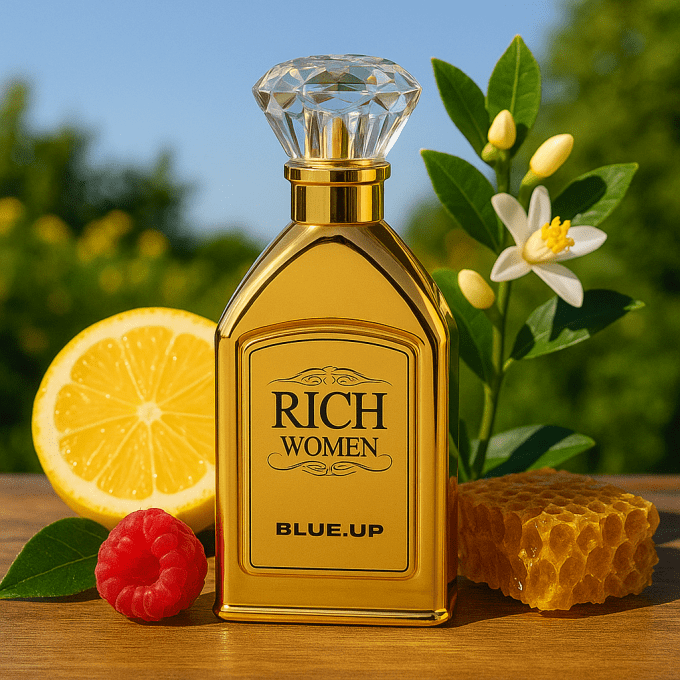 BLUE UP RICH WOMEN – Eau de parfum femme 100 ml | Inspiration florale fruitée et orientale