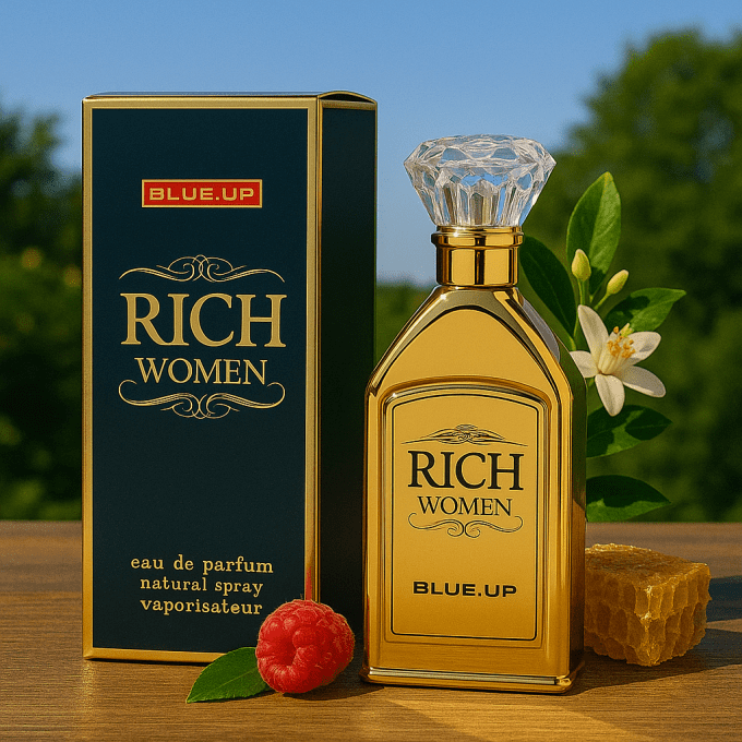 BLUE UP RICH WOMEN – Eau de parfum femme 100 ml | Inspiration florale fruitée et orientale