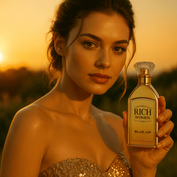 BLUE UP RICH WOMEN – Eau de parfum femme 100 ml | Inspiration florale fruitée et orientale