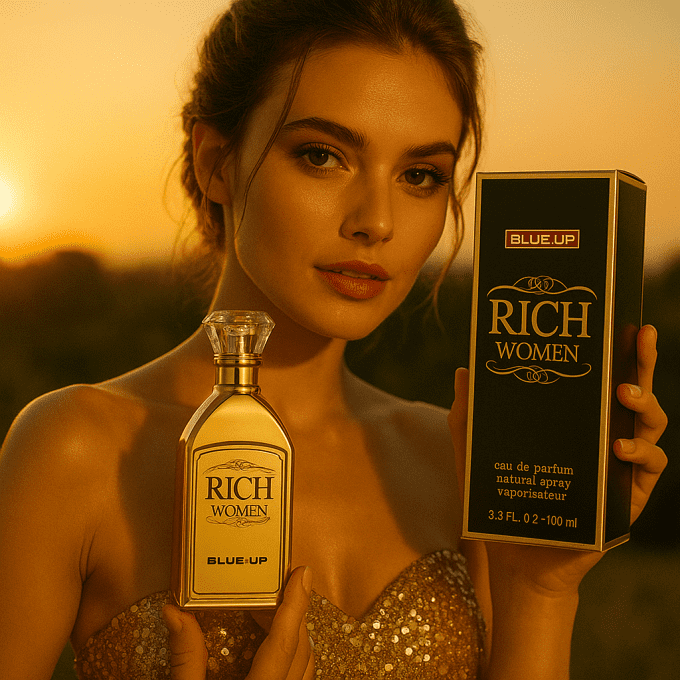 BLUE UP RICH WOMEN – Eau de parfum femme 100 ml | Inspiration florale fruitée et orientale