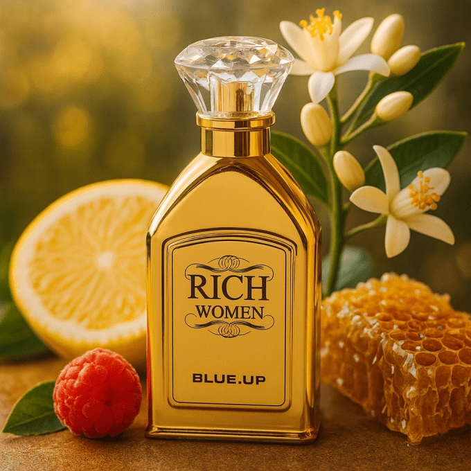BLUE UP RICH WOMEN – Eau de parfum femme 100 ml | Inspiration florale fruitée et orientale