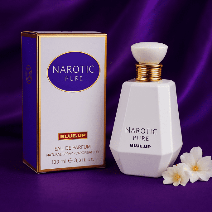 BLUE UP NAROTIC PURE WOMEN – Eau de parfum femme 100 ml | Inspiration florale blanche et boisée