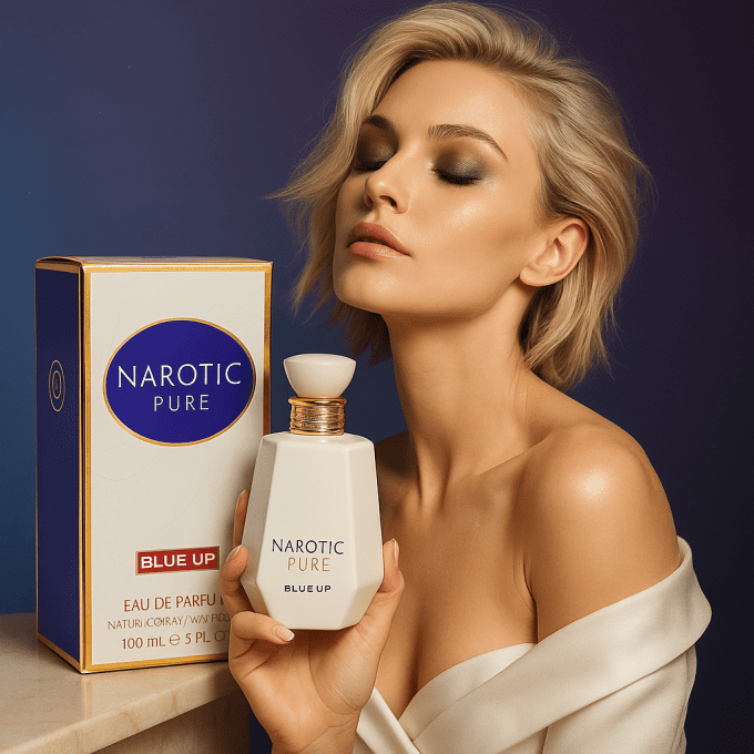 BLUE UP NAROTIC PURE WOMEN – Eau de parfum femme 100 ml | Inspiration florale blanche et boisée