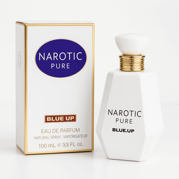 BLUE UP NAROTIC PURE WOMEN – Eau de parfum femme 100 ml | Inspiration florale blanche et boisée
