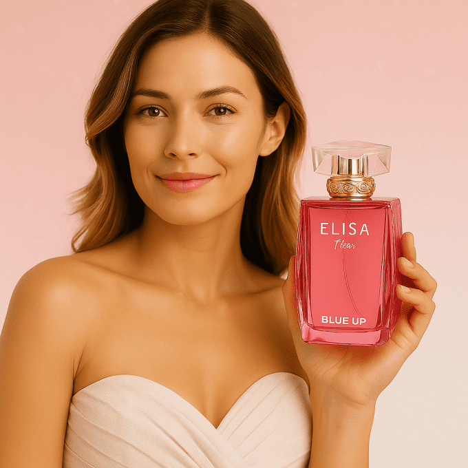 BLUE UP ELISA FLEUR WOMEN – Eau de parfum femme 100 ml | Inspiration florale gourmande et fruitée
