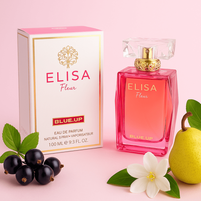 BLUE UP ELISA FLEUR WOMEN – Eau de parfum femme 100 ml | Inspiration florale gourmande et fruitée