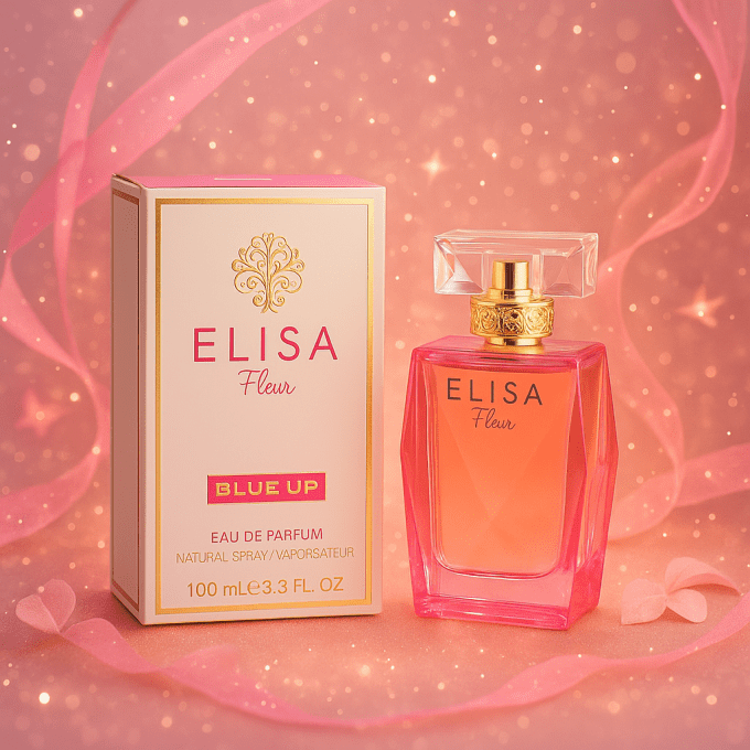 BLUE UP ELISA FLEUR WOMEN – Eau de parfum femme 100 ml | Inspiration florale gourmande et fruitée