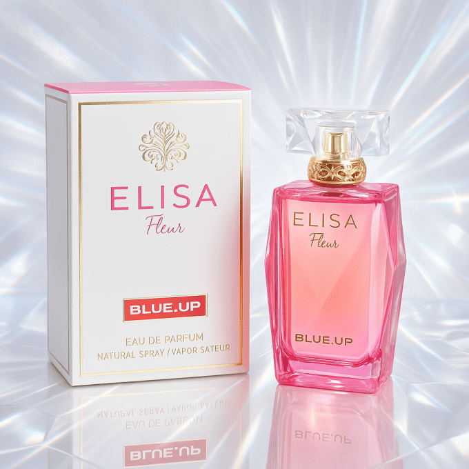 BLUE UP ELISA FLEUR WOMEN – Eau de parfum femme 100 ml | Inspiration florale gourmande et fruitée