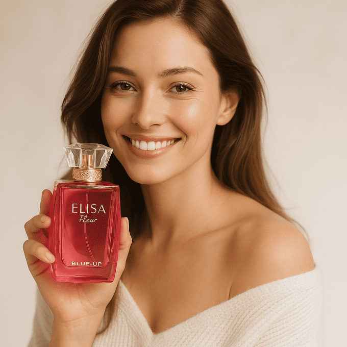 BLUE UP ELISA FLEUR WOMEN – Eau de parfum femme 100 ml | Inspiration florale gourmande et fruitée
