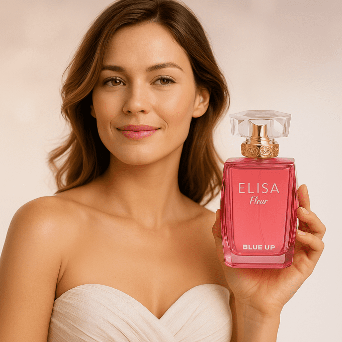 BLUE UP ELISA FLEUR WOMEN – Eau de parfum femme 100 ml | Inspiration florale gourmande et fruitée