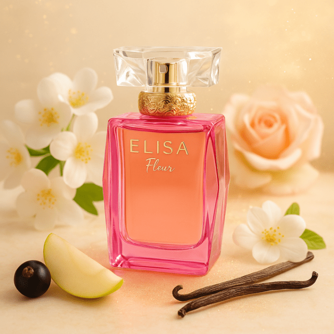 BLUE UP ELISA FLEUR WOMEN – Eau de parfum femme 100 ml | Inspiration florale gourmande et fruitée