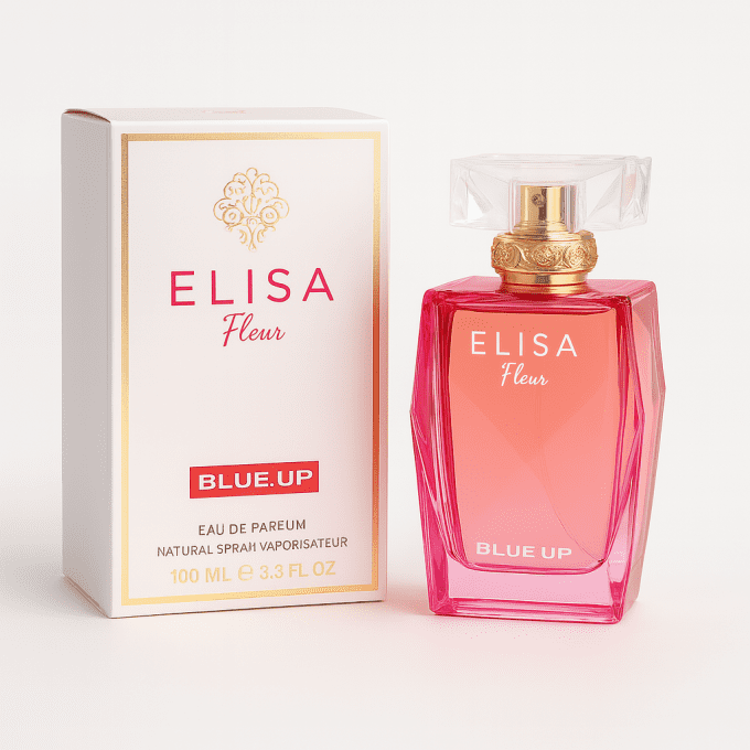 BLUE UP ELISA FLEUR WOMEN – Eau de parfum femme 100 ml | Inspiration florale gourmande et fruitée