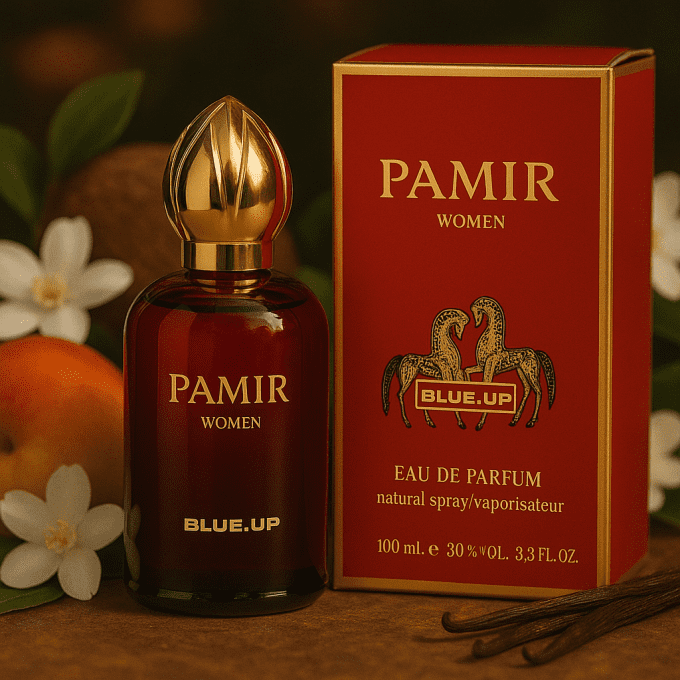BLUE UP PAMIR WOMEN – Eau de parfum femme 100 ml | Inspiration orientale fruitée et vanillée