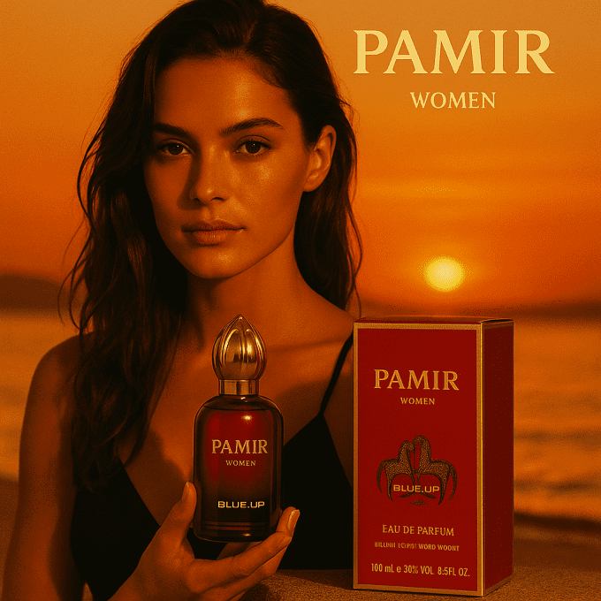 BLUE UP PAMIR WOMEN – Eau de parfum femme 100 ml | Inspiration orientale fruitée et vanillée