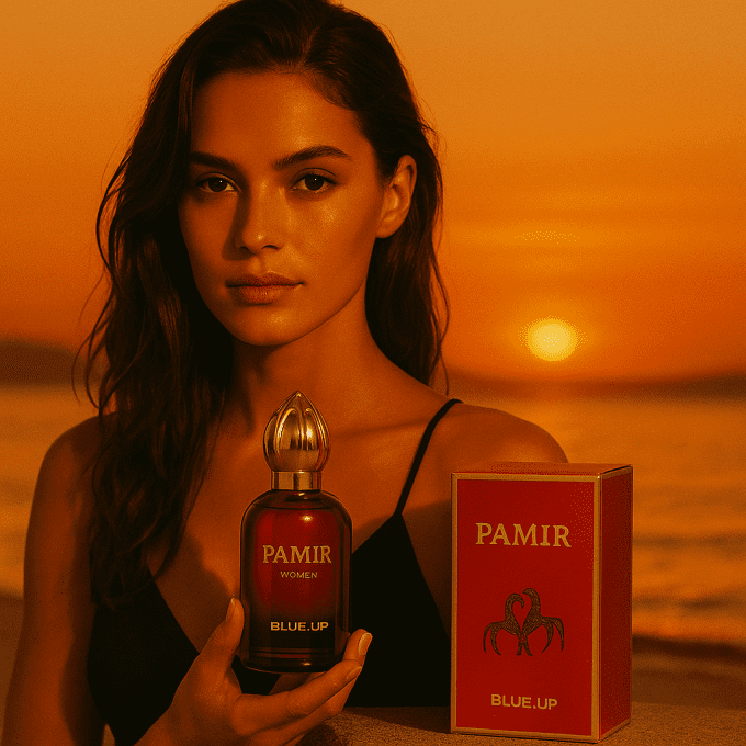 BLUE UP PAMIR WOMEN – Eau de parfum femme 100 ml | Inspiration orientale fruitée et vanillée