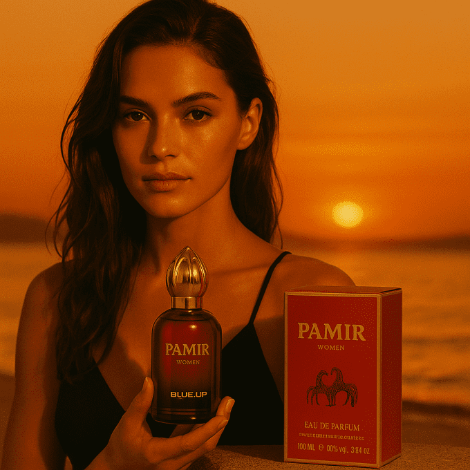 BLUE UP PAMIR WOMEN – Eau de parfum femme 100 ml | Inspiration orientale fruitée et vanillée