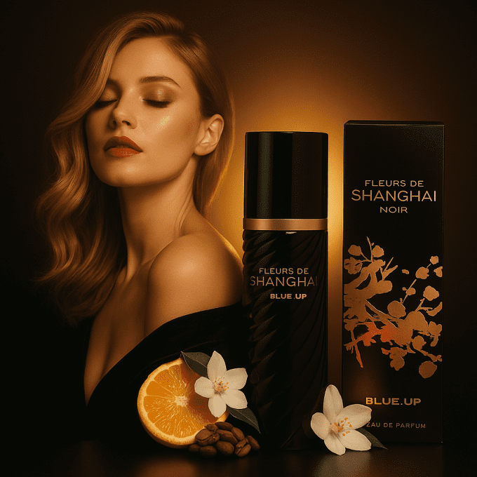 BLUE UP FLEUR DE SHANGHAI NOIR WOMEN – Eau de parfum femme 100 ml | Inspiration orientale florale et